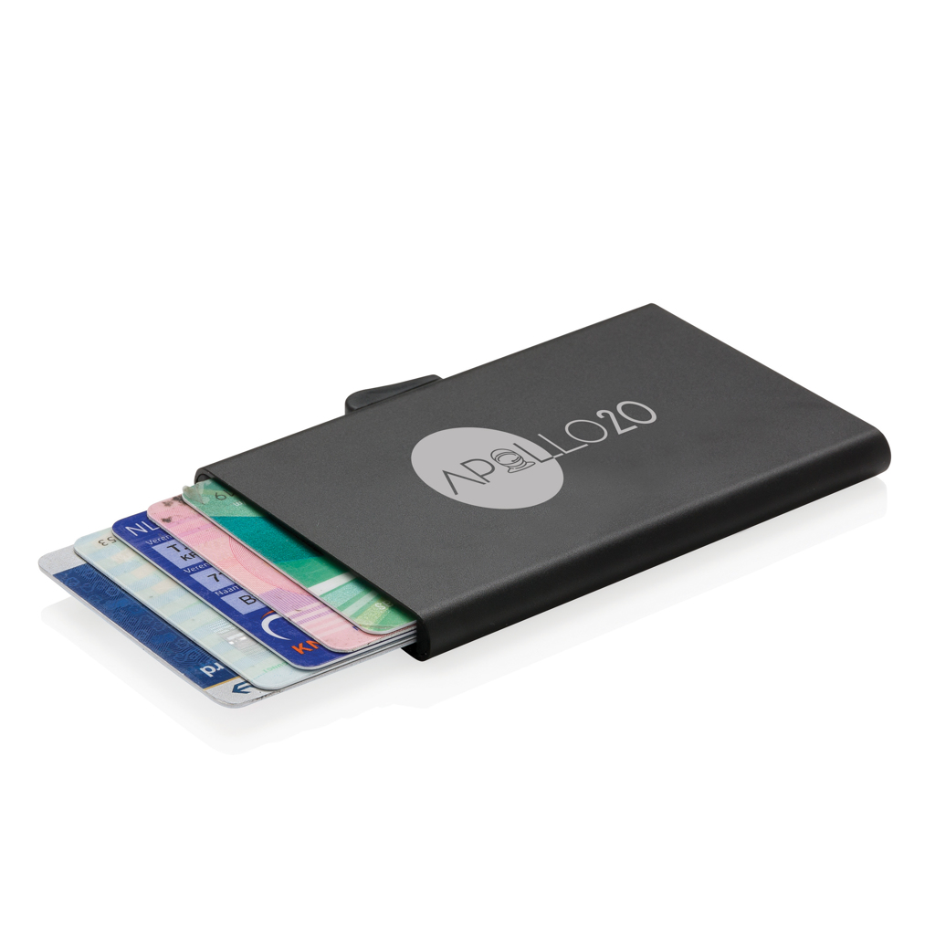 C-Secure aluminium RFID card holder